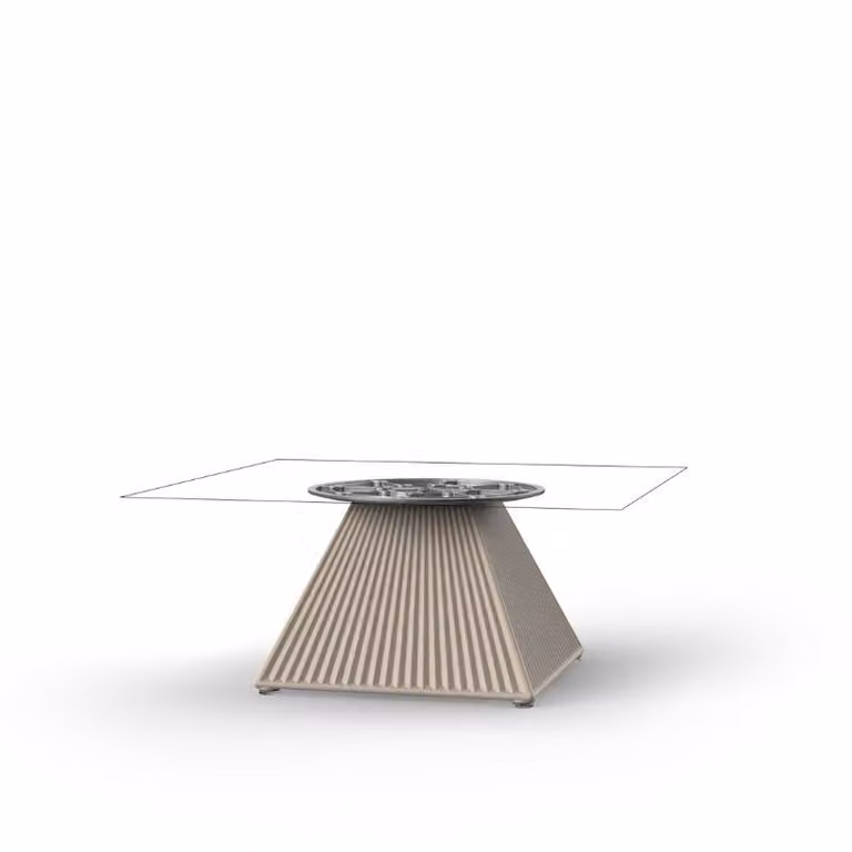 Base tavolo Gatsby Vondom quadrata 35x35x25cm