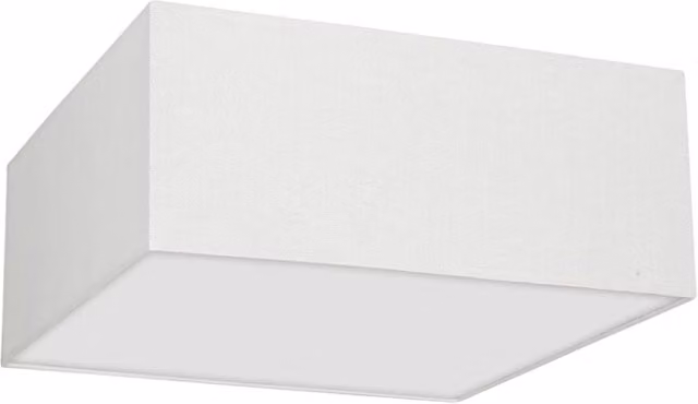 Plafoniera da soffitto quadrata Milagro Albion bianca con 3x E27, dimmabile, L: 50 cm