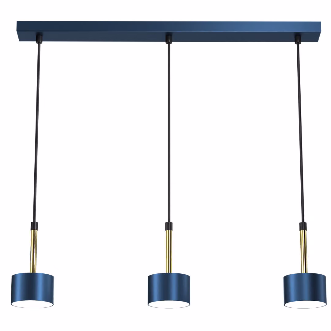 Milagro ARENA lampadario a sospensione MLP7773 blu / oro