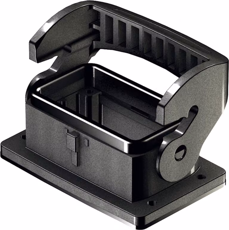 HARTING Han ECO 10B Custodia da montaggio con telaio di supporto con 1 staffa longitudinale - 1 pezzo