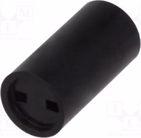 5x Distanziatore, diametro esterno: 5 mm, LED: lunghezza 10,2 mm, diametro LED: 3 mm, colore: nero, codice prodotto: 2818.3102. Distanziatore