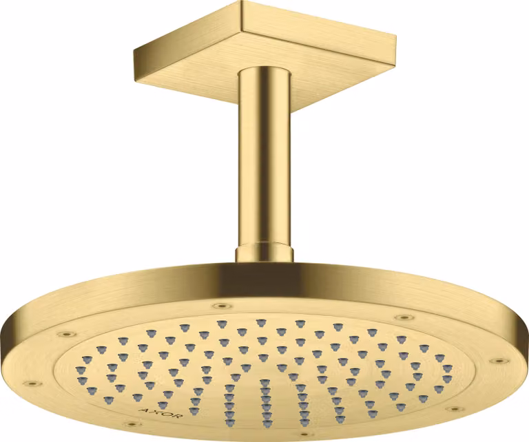 hansgrohe AXOR ShowerSolutions raccord de plafond, carré, 100mm, 26437950, 26437950