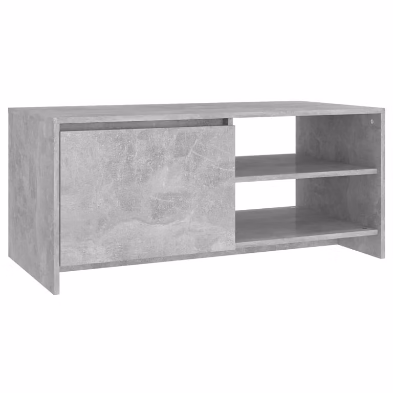 Tavolino Salotto Grigio Cemento 102x50x45 cm Legno Multistrato