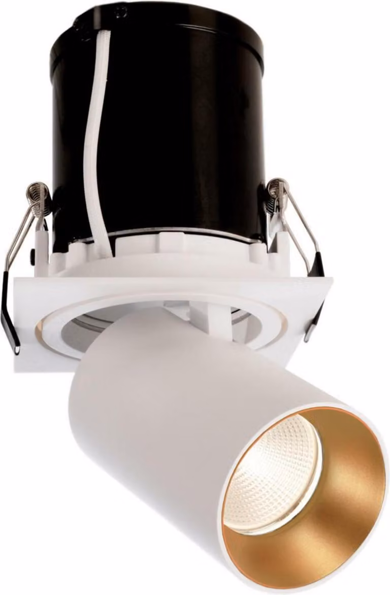 Light Impressions Deko-Light lampada da incasso a soffitto Rigel Mini Square Single 21-22V DC 11,00 W 3000 K 700 lm 100 mm bianca 565312