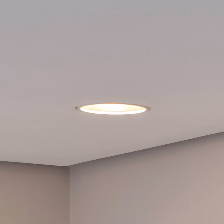 BEGA Bega LED spot da incasso a soffitto Studio Line, bianco/alluminio, Line, Alluminio / Grigio / Zincato, Soggiorno / Sala da pranzo, Alluminio