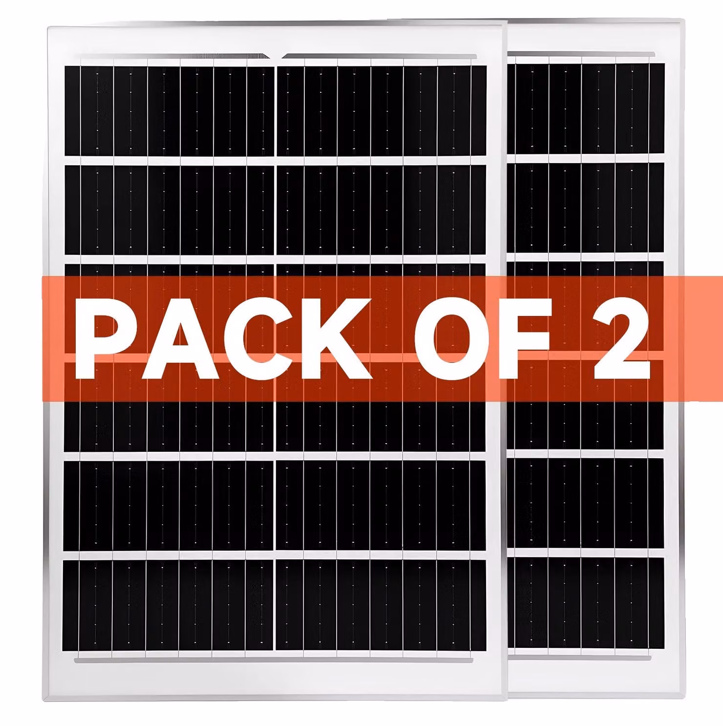 Pannello solare, alta efficienza, design resistente alle intemperie, 2 pezzi