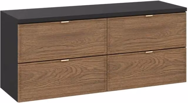 Set da bagno SAVIA: mobile sottolavabo 120cm + piano lavabo