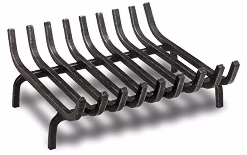 Griglia rotonda in legno per carbone, diametro 40 cm