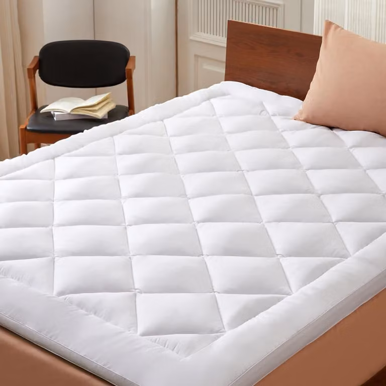 CASABEL Coprimaterasso in microfibra traspirante 800g/m², 80x200cm