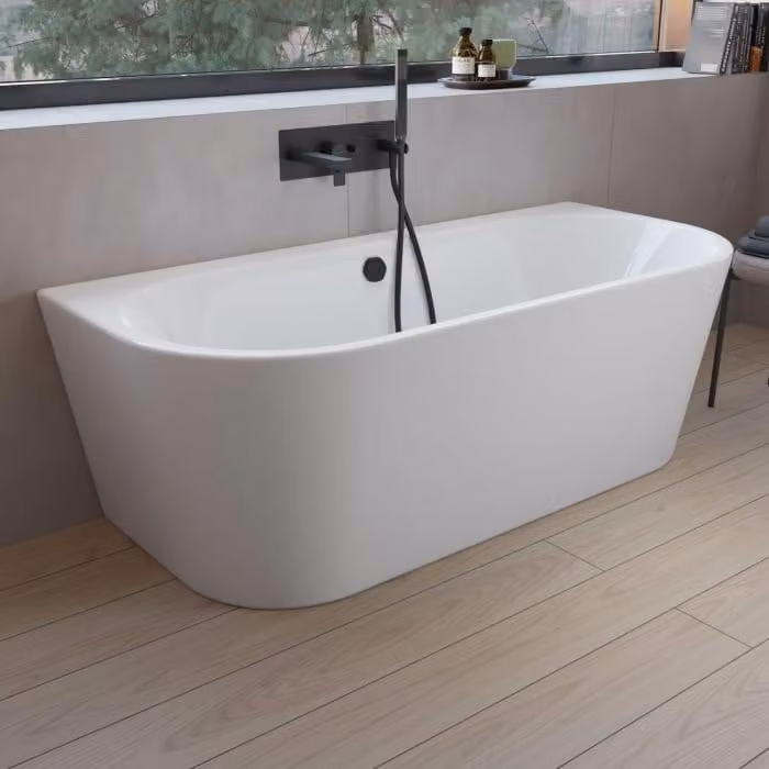 vasca da bagno piatta Valentina, dimensioni 165 x 75 cm