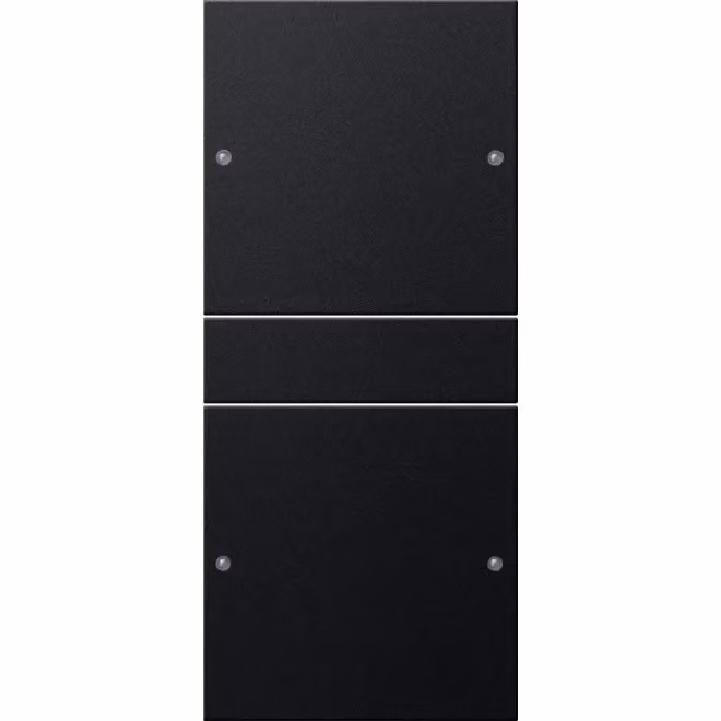 Set di interruttori a bilanciere Gira 2f (1+1) Sistema 55 Nero (laccato) 2182005