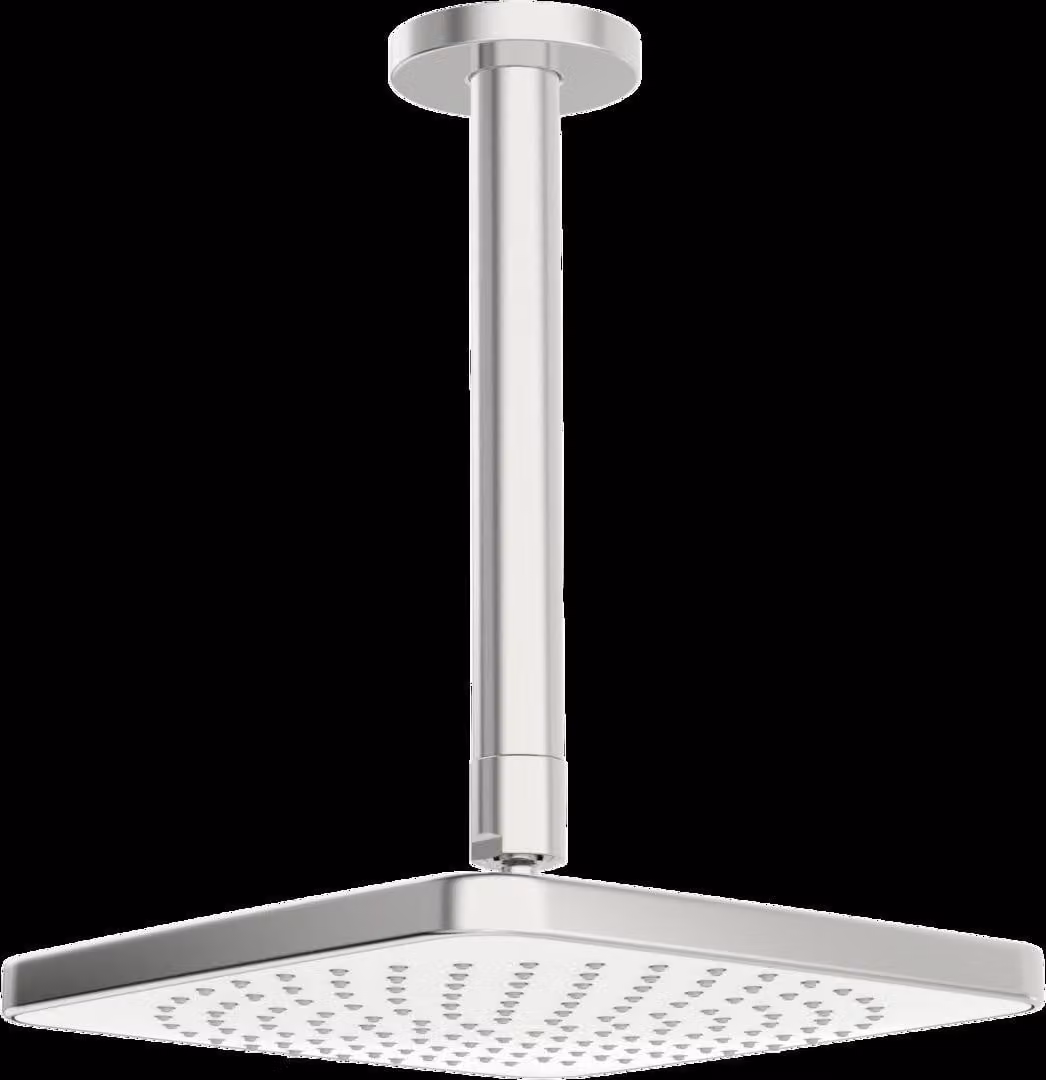HANSA HANSABASICJET Style Douche de tête, carrée, montage au plafond, chromé, 44370200, 44370200