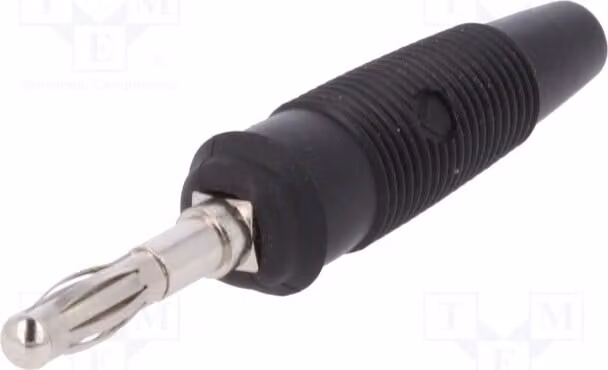 1 connettore isolato (no), connettore a banana da 4 mm, 32A, 60VDC, nero, resistenza 3mΩ, modello LAS30SW