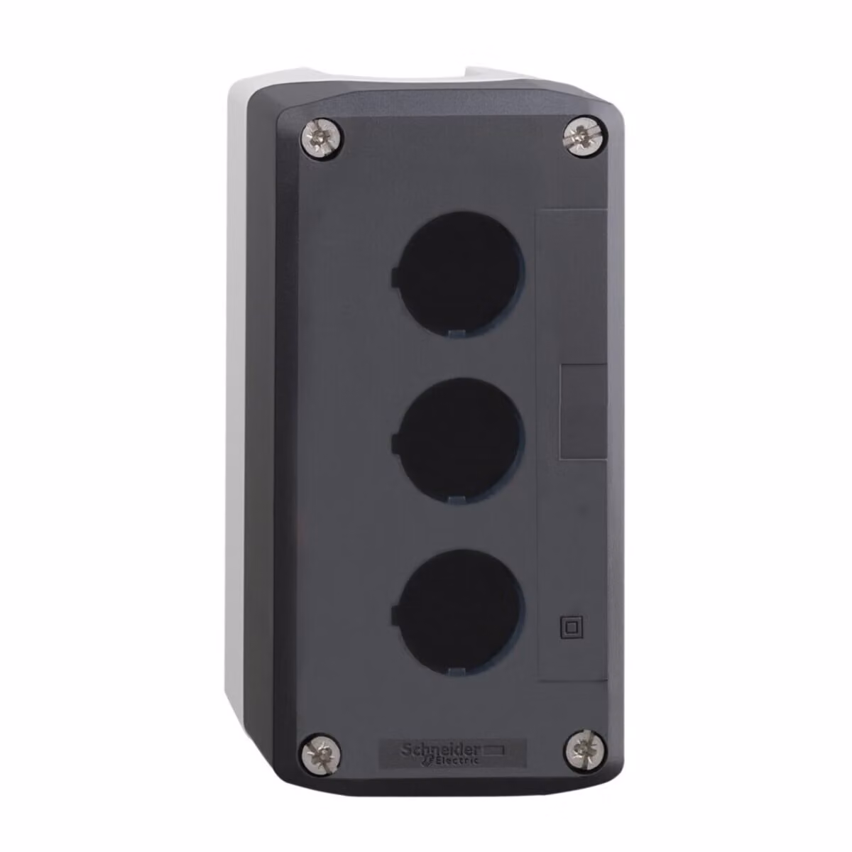 Schneider Electric Custodia vuota a 3 posizioni RAL 7035/7016 XALD03