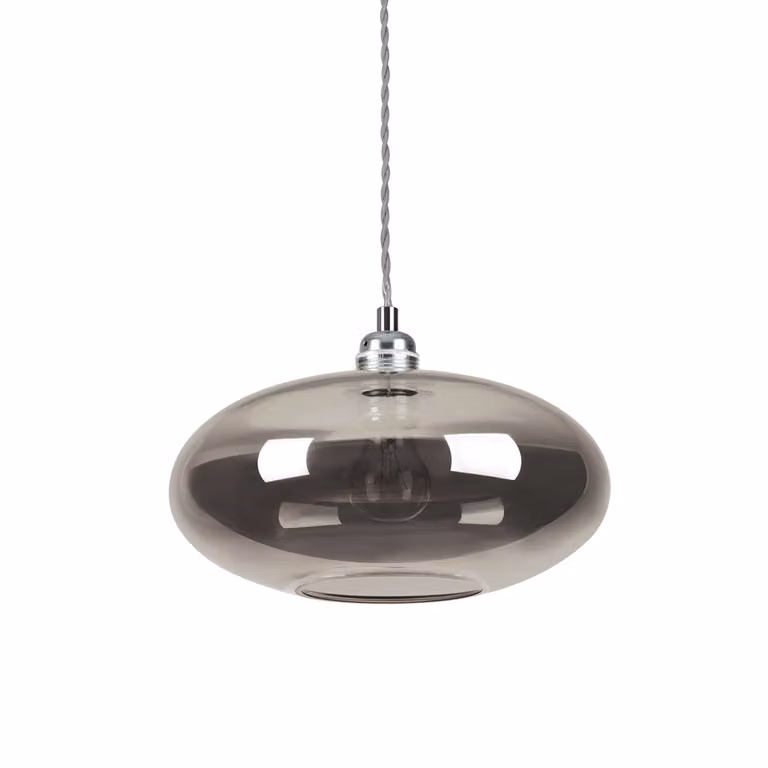Ideal Lux Blob lampada a sospensione colore fumo, cromo