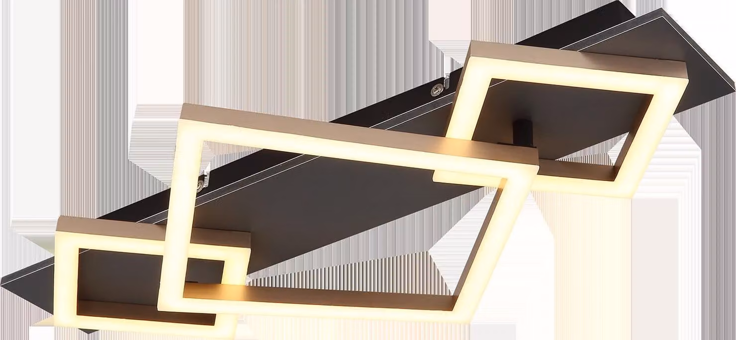 GLOBO 67330G-24 BEATRIX I Lampada da soffitto in metallo nero opaco, LED