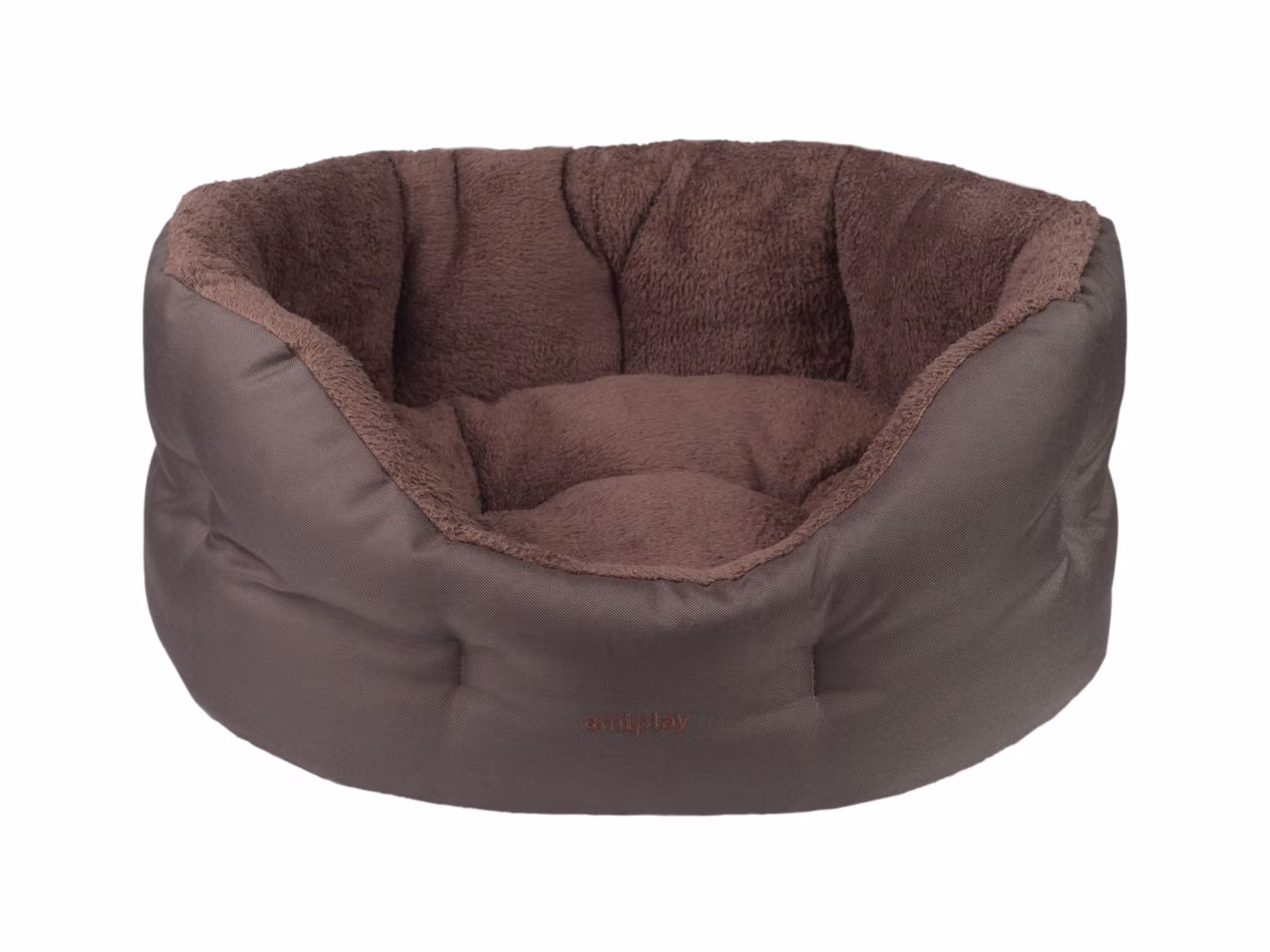 Cuccia per cani ovale ASPEINA COLOSSEUM marrone taglia S, M, L Taglia: S - 47x40x21 cm