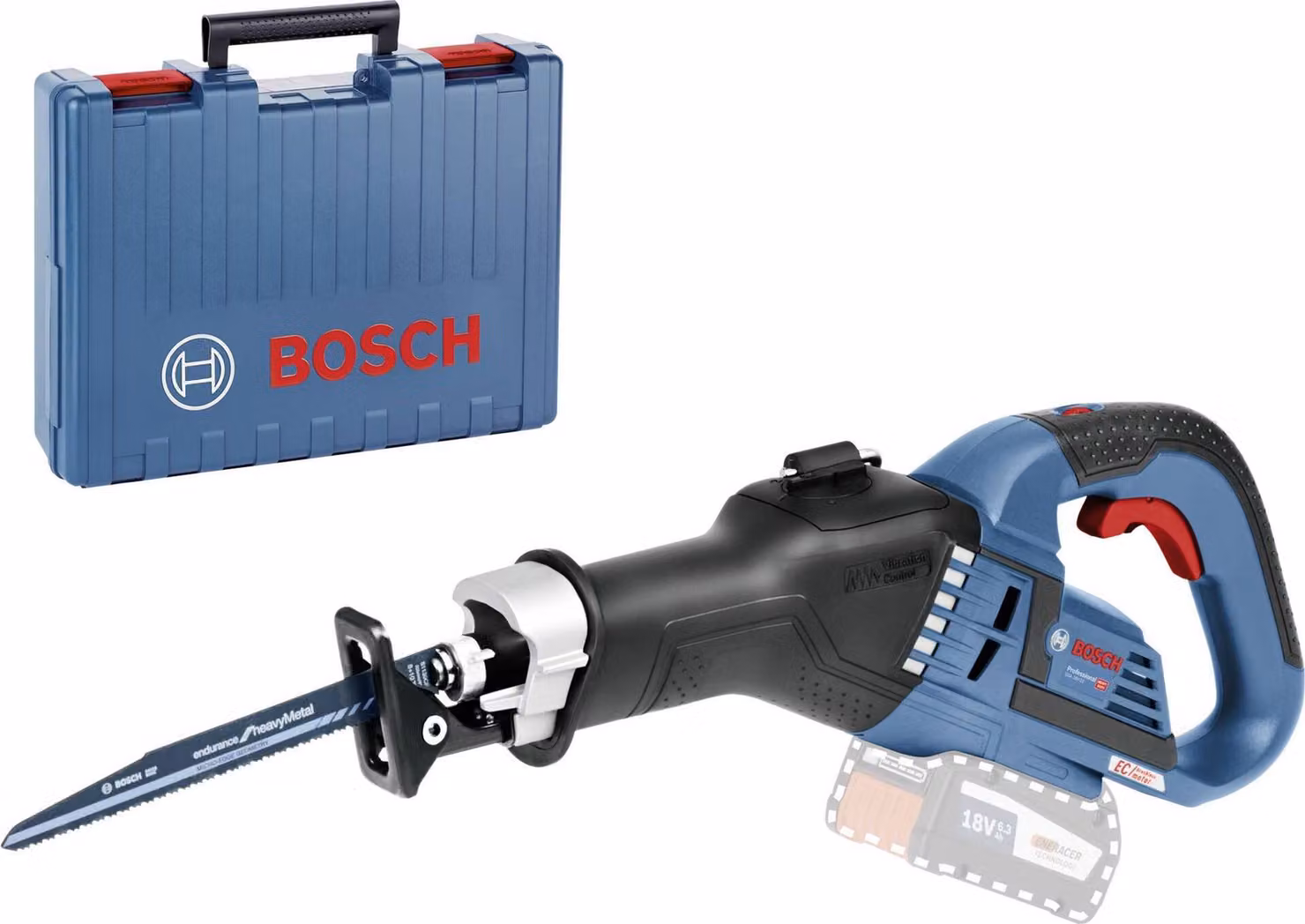 Sega alternativa a batteria Bosch GSA 18V-32 con custodia
