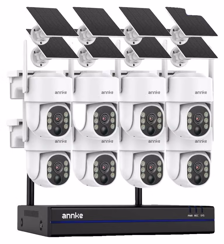 Sistema di telecamere di sicurezza, 16 telecamere, con visione notturna, composto da 8 telecamere, senza ulteriori dettagli