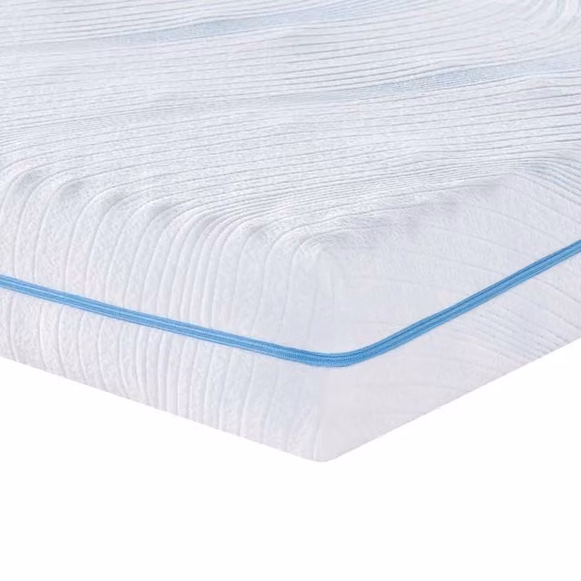 Materasso in comfort foam bianco con tessuto Jacquard L 90 cm x P 200 cm