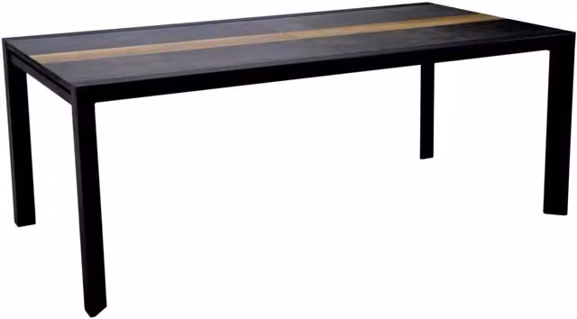 Tavolo da giardino e sala da pranzo allungabile Giordanoshop in alluminio antracite L: 200-300 cm, P: 104 cm, H: 76 cm – 1