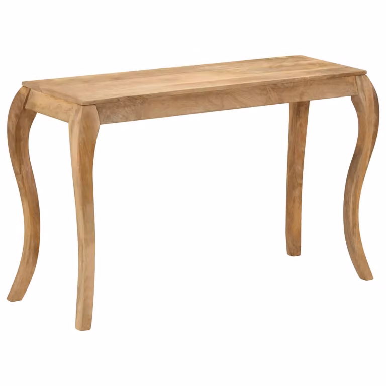 Tavolo consolle 118x38x76 cm in legno massiccio di mango