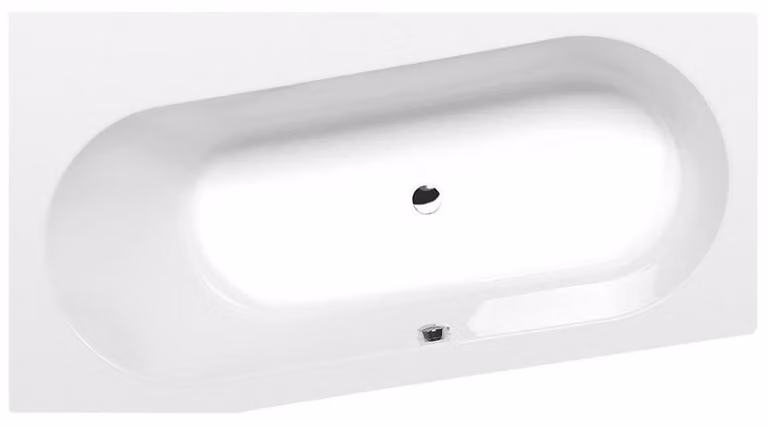 ASTRA WL vasca salvaspazio 165 x 90 x 48 cm, sinistra, bianco