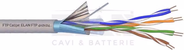 Cavo LAN Network FTP Cat 5E Elan Multicolore 305 m