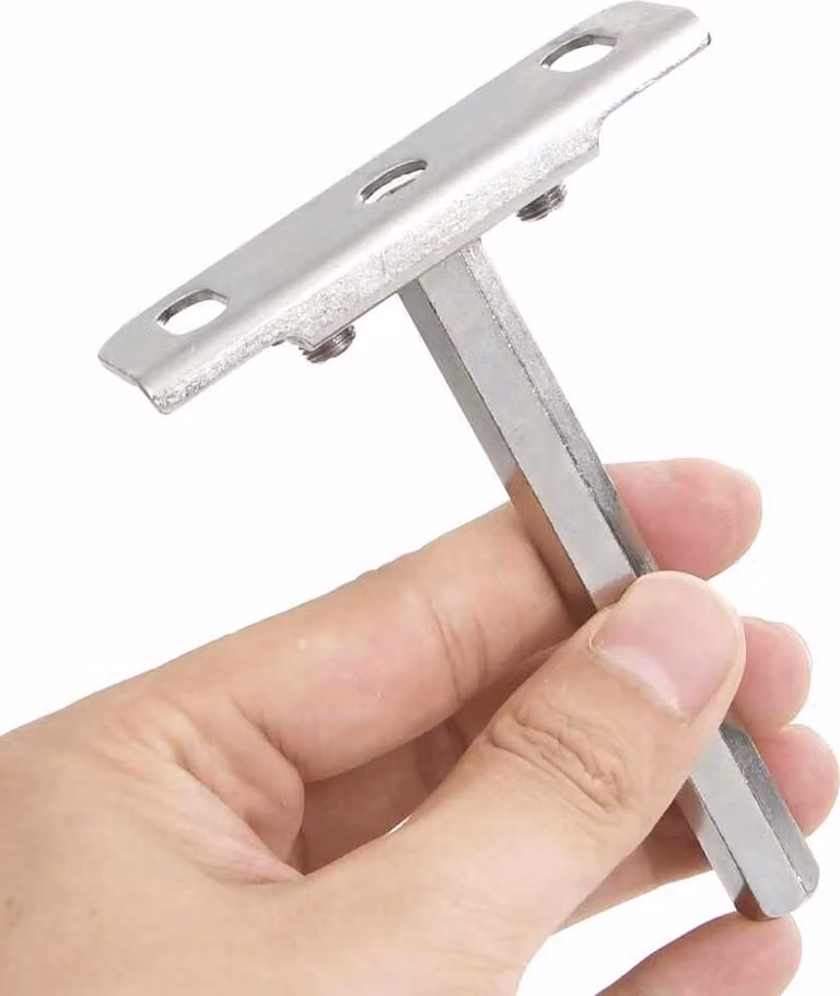 Staffe Mensole Galleggianti 12pz Ø12x100 mm Acciaio al carbonio