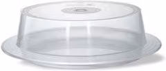 Coperchio per microonde con piatto Cosmoplast, Bianco e Trasparente, L: 27 cm, P: 8 cm