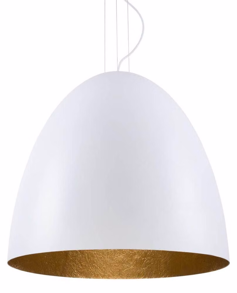 Lampadario EGG bianco e oro 7xE27x40W in metallo, dimensioni: 350x75x75 cm, IP20, Nowodvorski Lighting