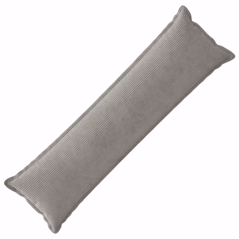 Federa HOUTEN vidaXL in velluto a coste grigio chiaro, L: 145 cm, P: 40 cm