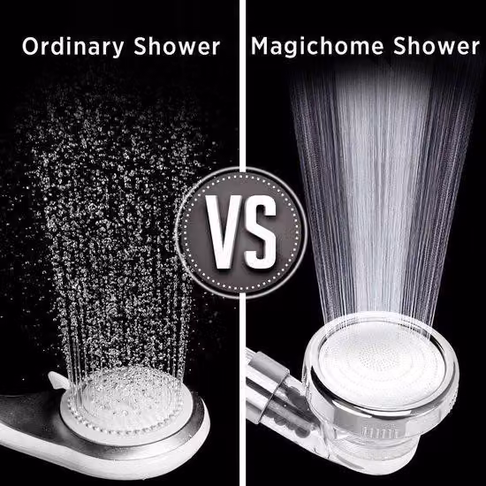 Doccetta con filtro per l'acqua e 3 modalità di riscaldamento