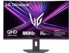 Monitor Gaming Curvo LG UltraGear 32 pollici QHD 2K 180Hz Black 32G600A