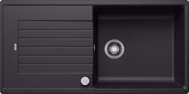 BLANCO 526023 Lavello da Cucina Zia XL 6S nero Silgranit 100x50