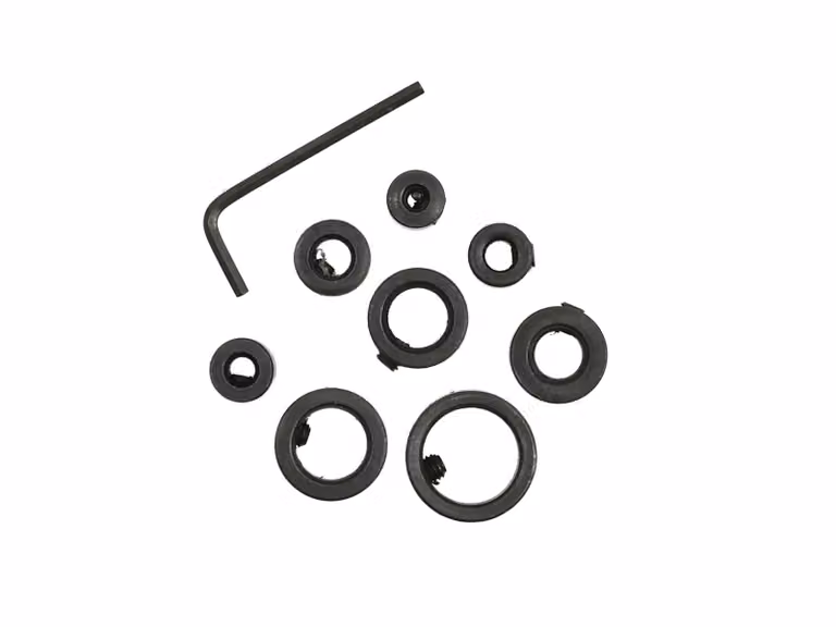 GEKO Set di 8 arresti di profondità per punte da 3-16 mm G64999