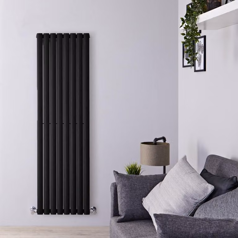 Radiatore Termosifone Nero Opaco 1600x472mm 880W - Revive