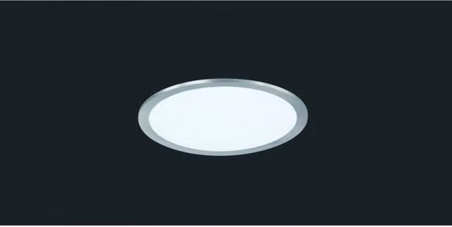 Plafoniera Phoenix Trio Leuchten LED Rotonda Argento Ø 30 cm