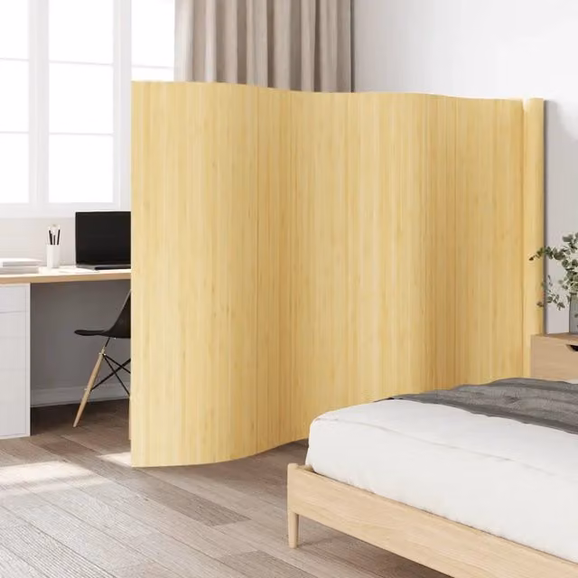 Divisorio Ambienti vidaXL in Bambù Beige L: 600 cm, H: 165 cm
