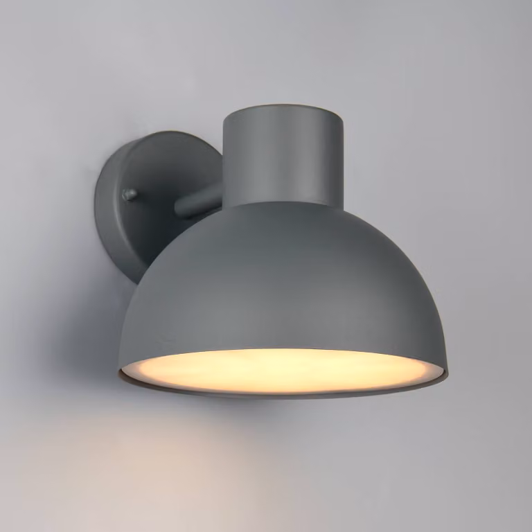 Trio Lighting Applique da esterni ELBE, dimmerabile, Nero, Alluminio, Applique da esterni