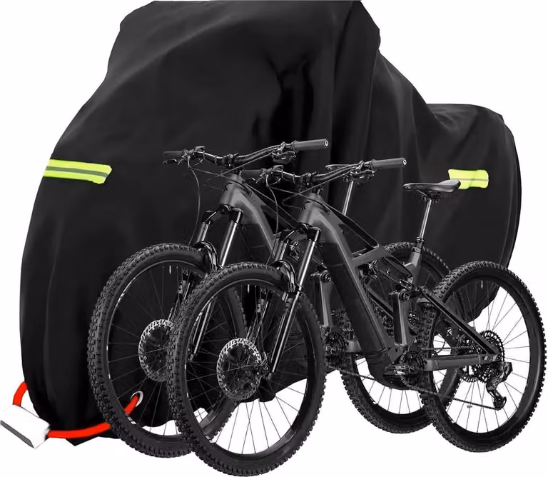 Telo bici di alta qualità Oxford impermeabile con fori per lucchetti 205x110x80cm