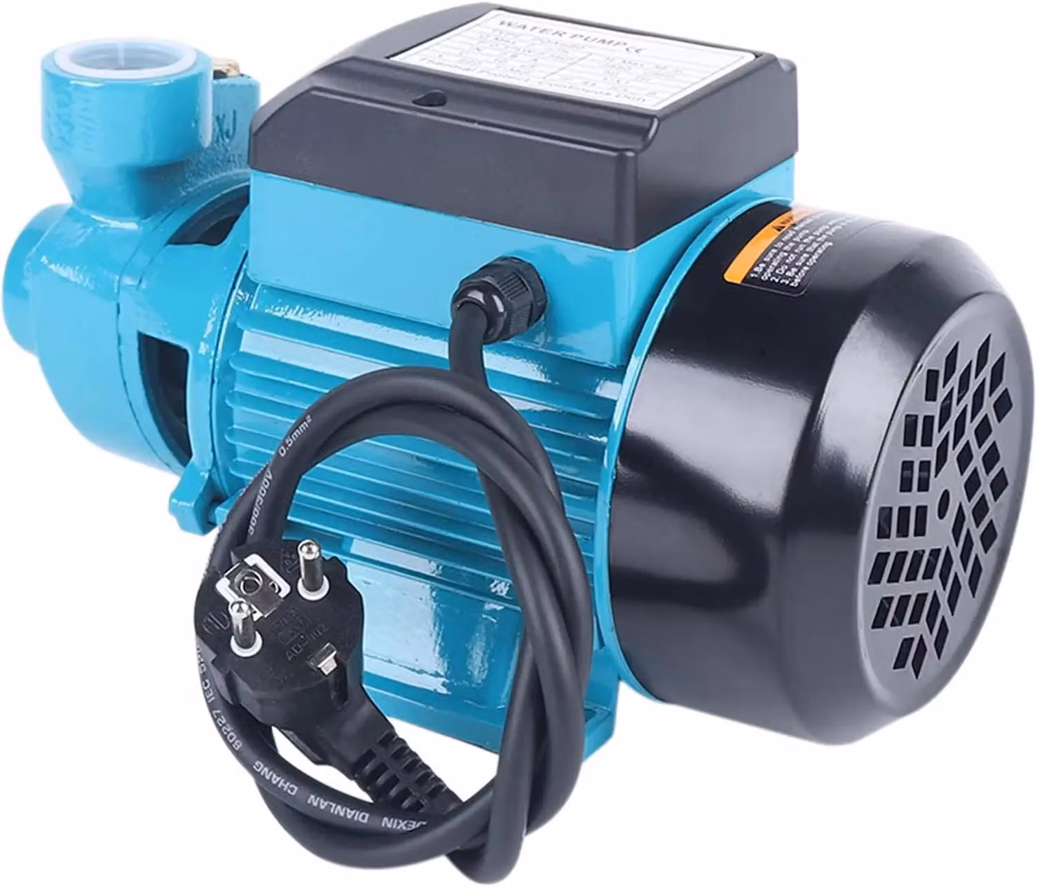 Pompa per acqua, alimentata elettricamente, alta efficienza, modello UE, altri modelli, colore blu