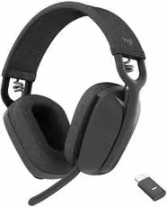 Cuffie wireless Logitech Zone Vibe Bluetooth over-ear colore grigio