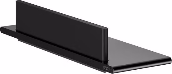 Spazzola con asciugacapelli - fissaggio a mano - nero opaco - 32,8 cm