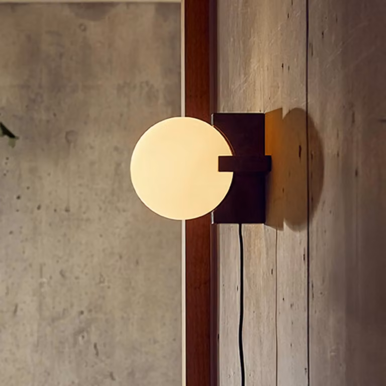 FRANDSEN Lampada da comodino Hito, Nero, Soggiorno / Sala da pranzo, Pietra, Design, Lampada da tavolo