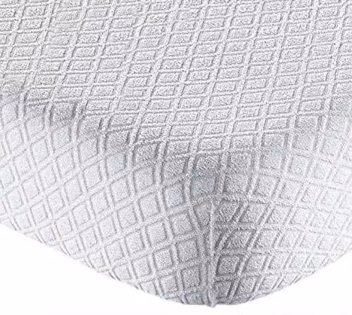 Lenzuolo con angoli maxi, in tessuto jacquard e imbottitura in schiuma, dimensioni 120x200+27 cm