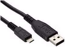 Cavo MicroUSB 2.0 Hamlet Nero Lunghezza: 1,5 m