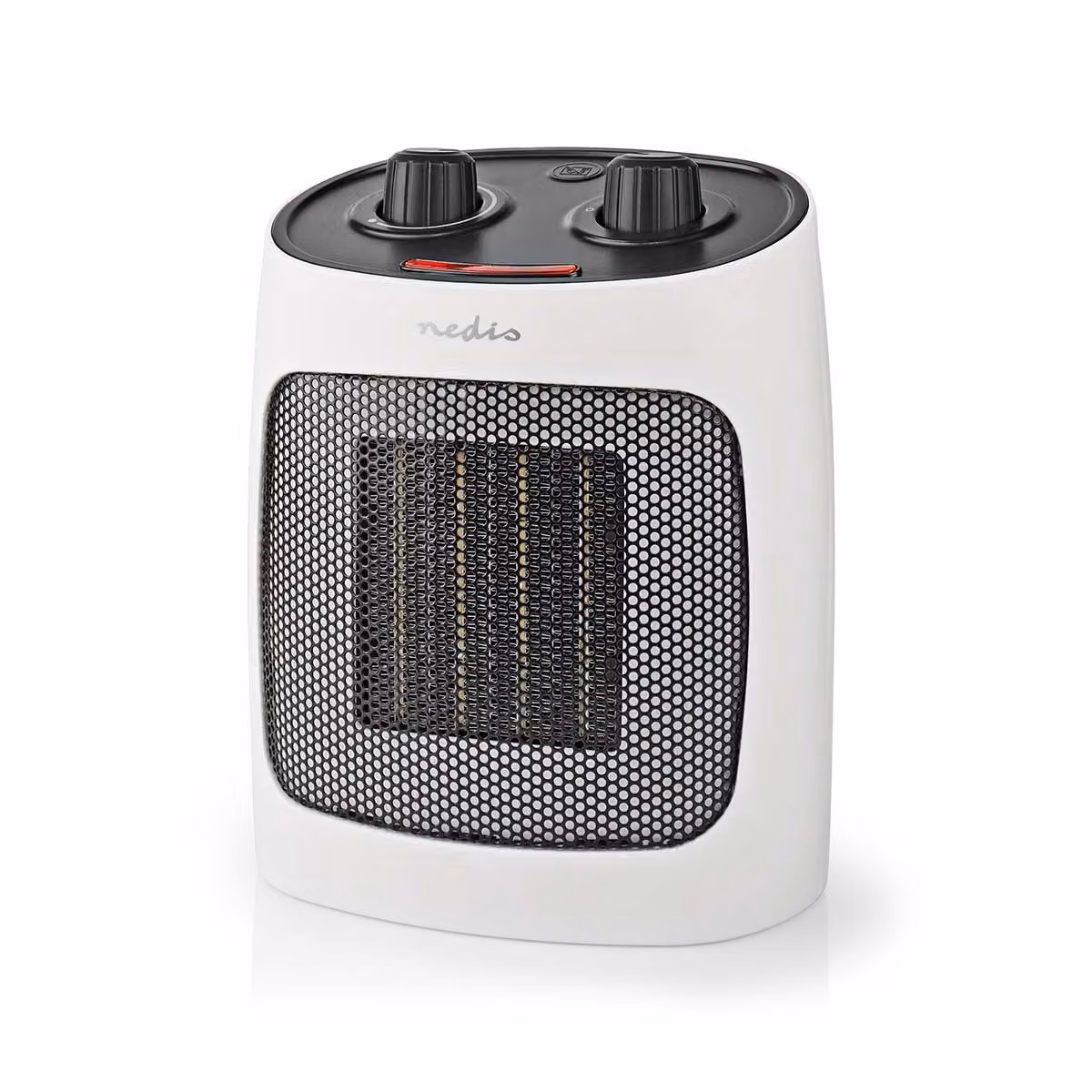 Termoventilatore in Vetroceramica, 2 regolazioni di calore, regolazione del freddo, L 20 cm