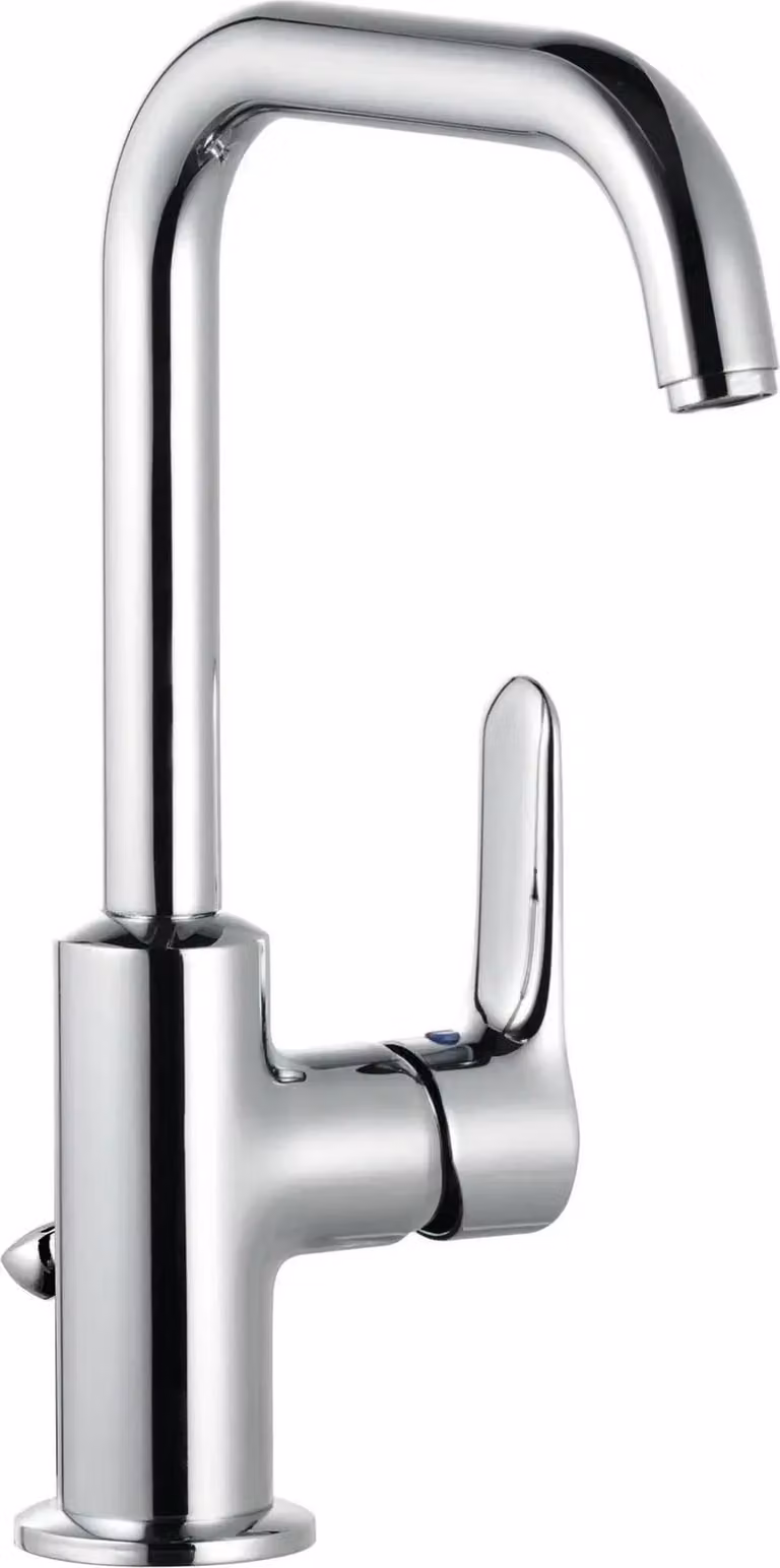 Miscelatore monocomando per lavabo Kludi Objekta con comando laterale, 1 pz.