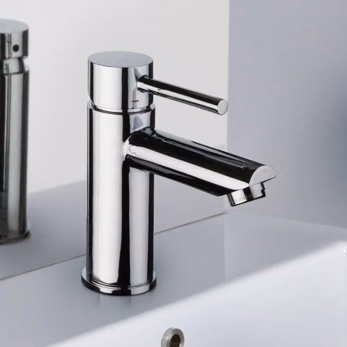 Kronenbach AQA 2.0: Miscelatore monocomando per lavabo, con sistema di risparmio idrico, senza tappo di scarico